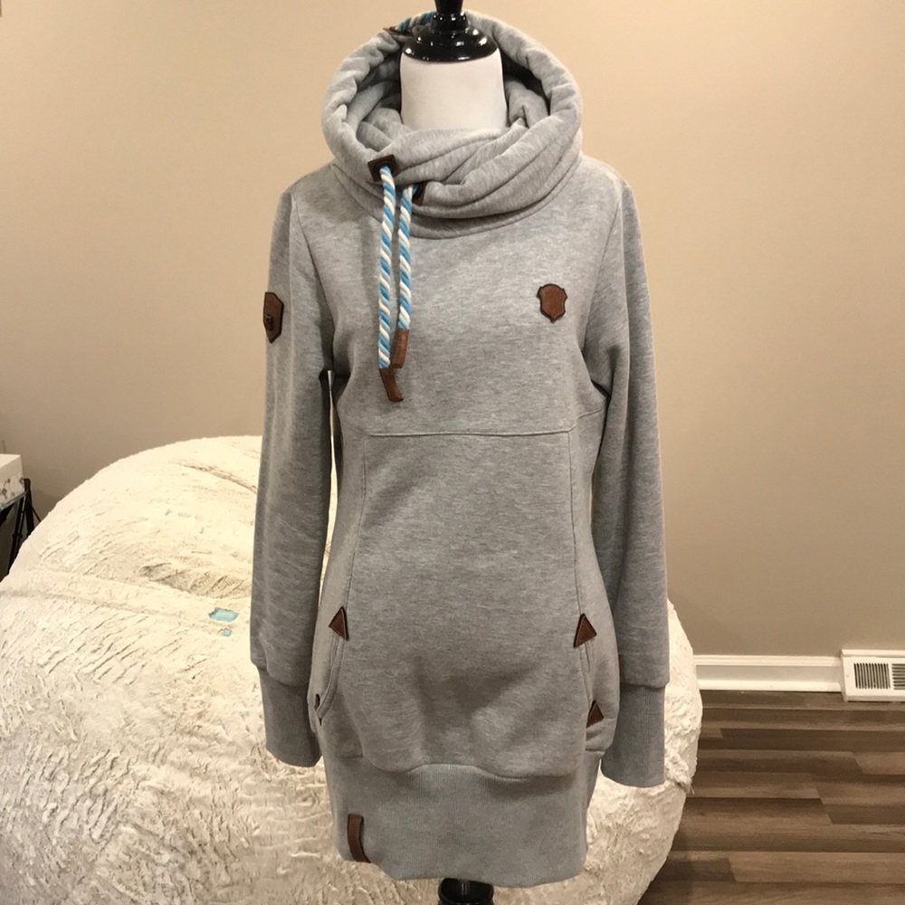 Long Sweat Shirt Hoodie